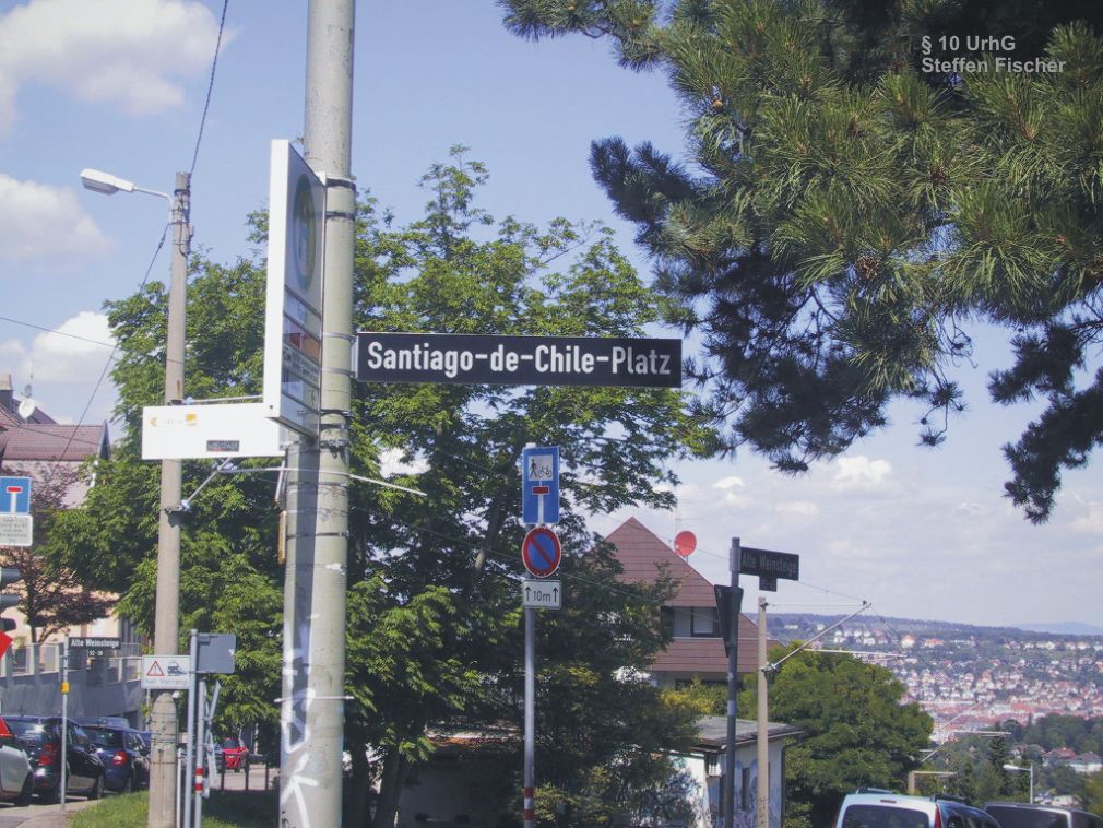 Aussichtspunkt Santiago de Chile Platz